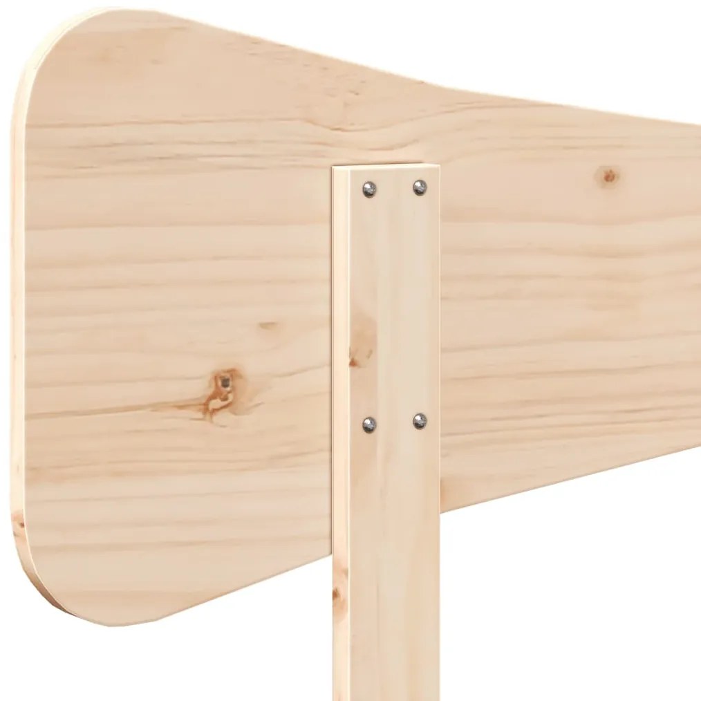tömör fenyőfa fejtámla 135 cm