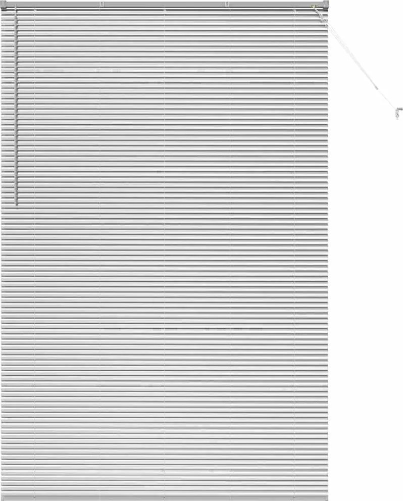 vidaXL Zsalugáter Redőnyök Ezüst 220 x 140 cm Alumínium