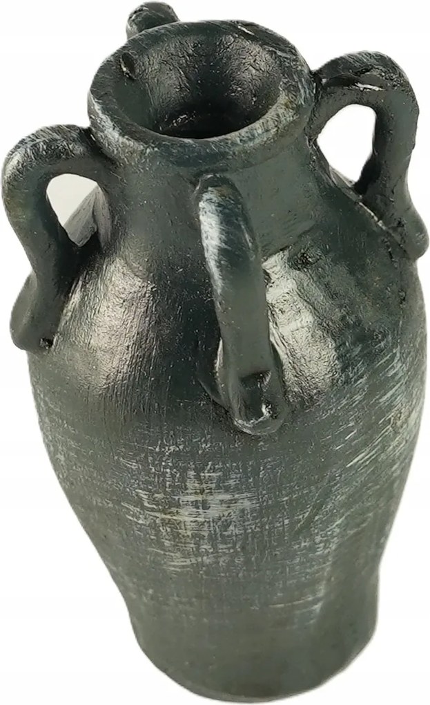 Kézzel Festett Fekete Amfora Karácsonyi Betlehemhez 5cm magas