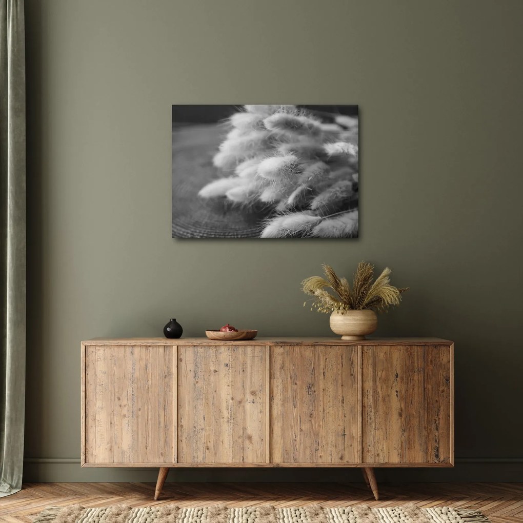 Kép - nyúlfarknyi fű az asztalon (70x50 cm)