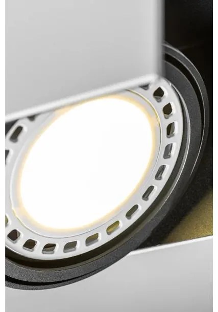 Lámpa Mennyezeti lámpatest Verso,4250,AC220-240V, 50/60 Hz, IP 20,2*GU10, ES111, dupla, fehér/fekete