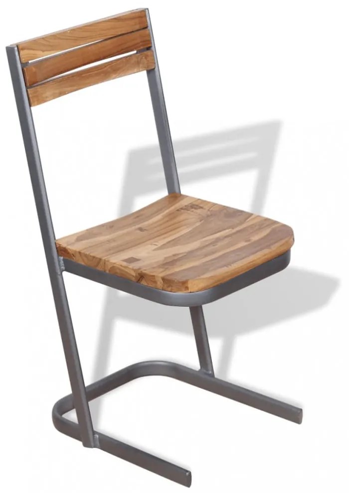 2 db tömör tíkfa étkezőszék