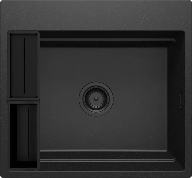 Magnetic gránit mosogató_metál grafit_1 medence