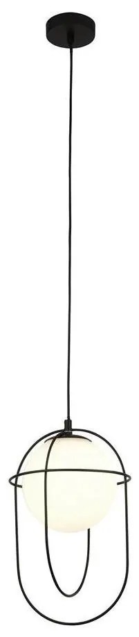 Searchlight 9131BK - Csillár zsinóron AXIS 1xE27/60W/230V fekete