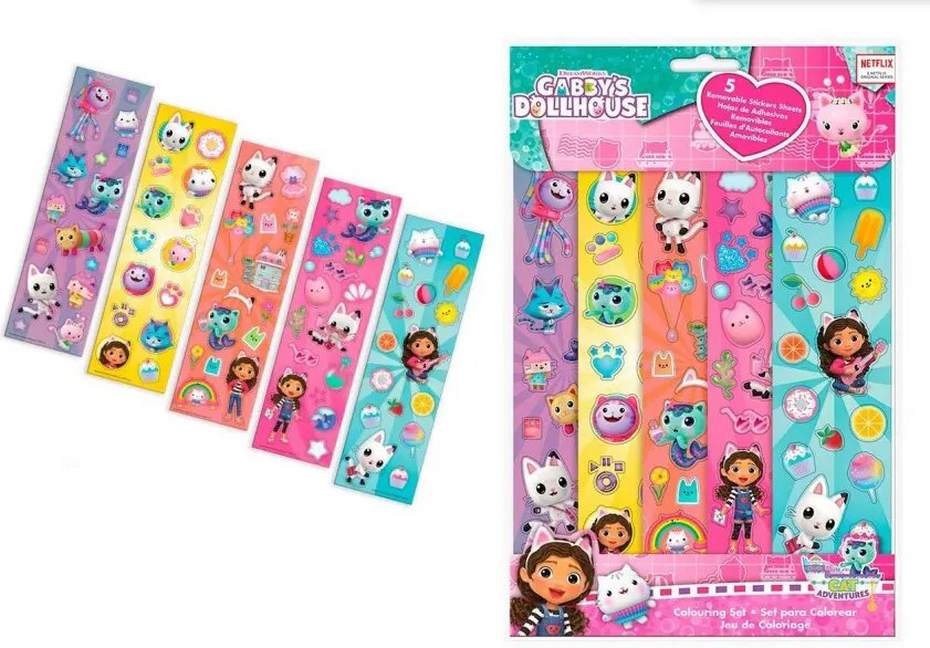 Gabi babaháza Smoothie Land Colors matrica szett 5 ív