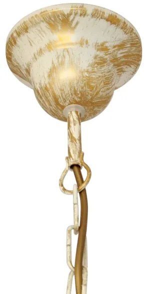 Csillár láncon MALBO 3xE27/15W/230V bézs