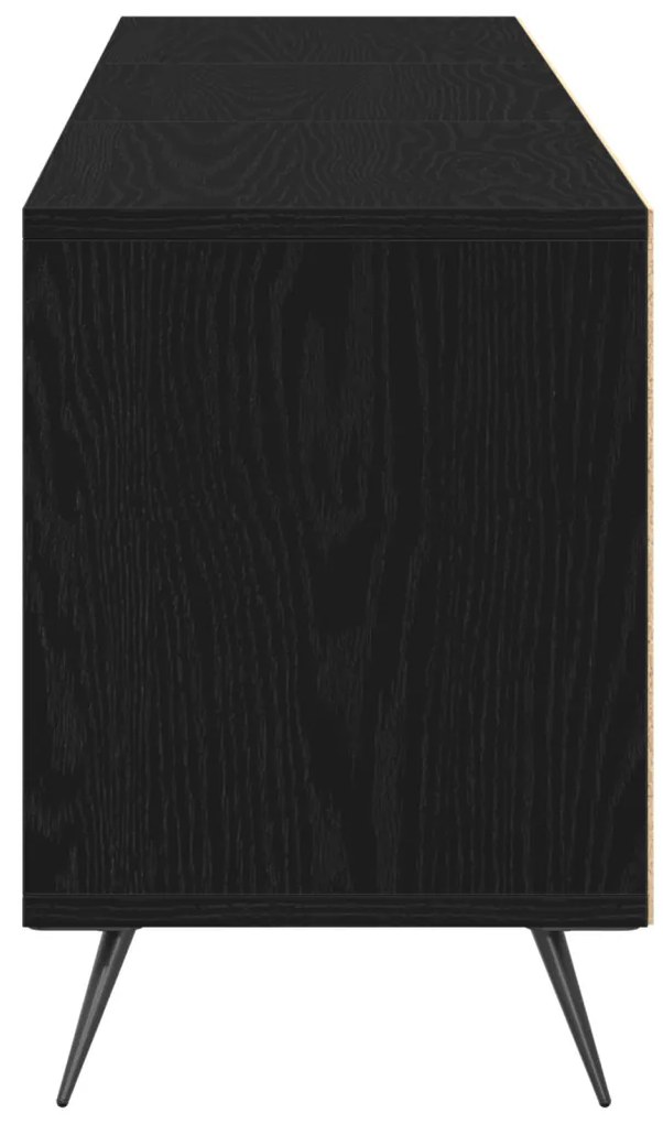 TV Szekrény Fekete 150x30x44,5 cm Műanyag