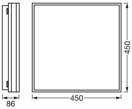 Ledvance - LED Dimmelhető mennyezeti lámpa SMART+ MAGNET LED/42W/230V Wi-Fi