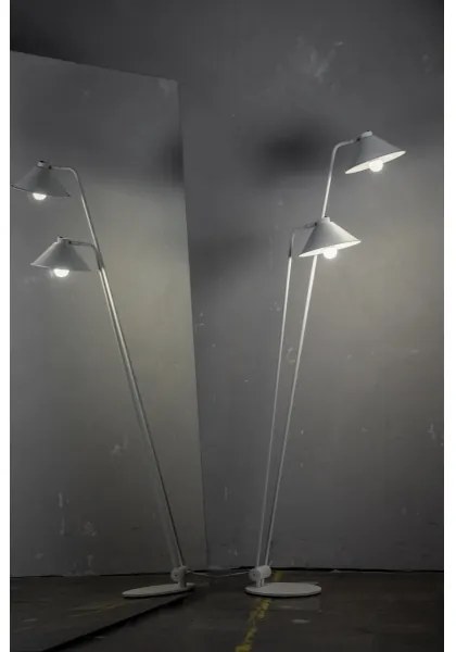 Argon 7074 - GABIAN állólámpa 2xE27/15W/230V fehér