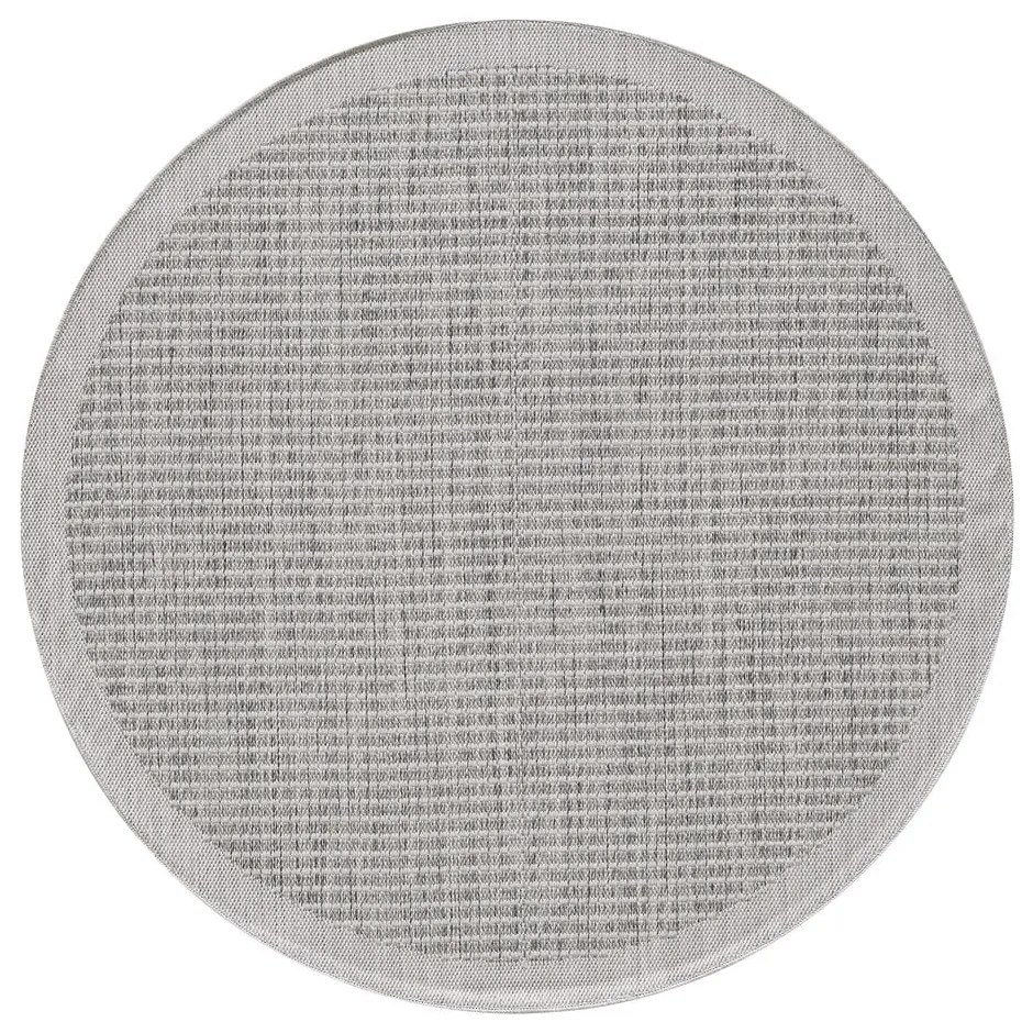 Szürke kerek kültéri szőnyeg ø 120 cm Giza – Ayyildiz Carpets