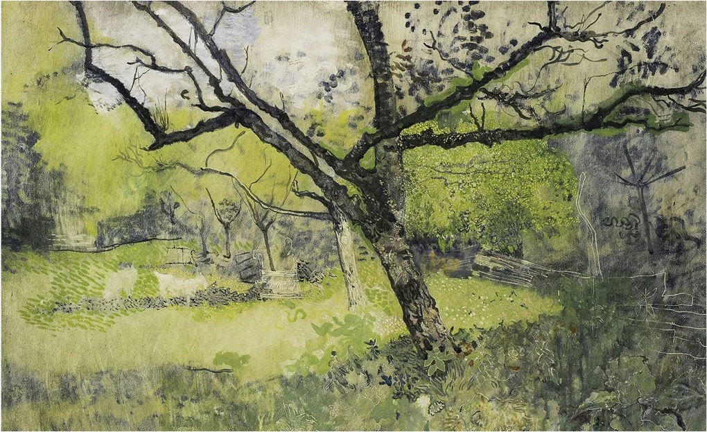 Flizelin fotótapéta Flizelin Design Tavaszi park 416x254 Ragasztó