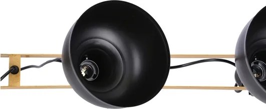 RENO lógcsillár 3xE27/40W/230V fekete/barna