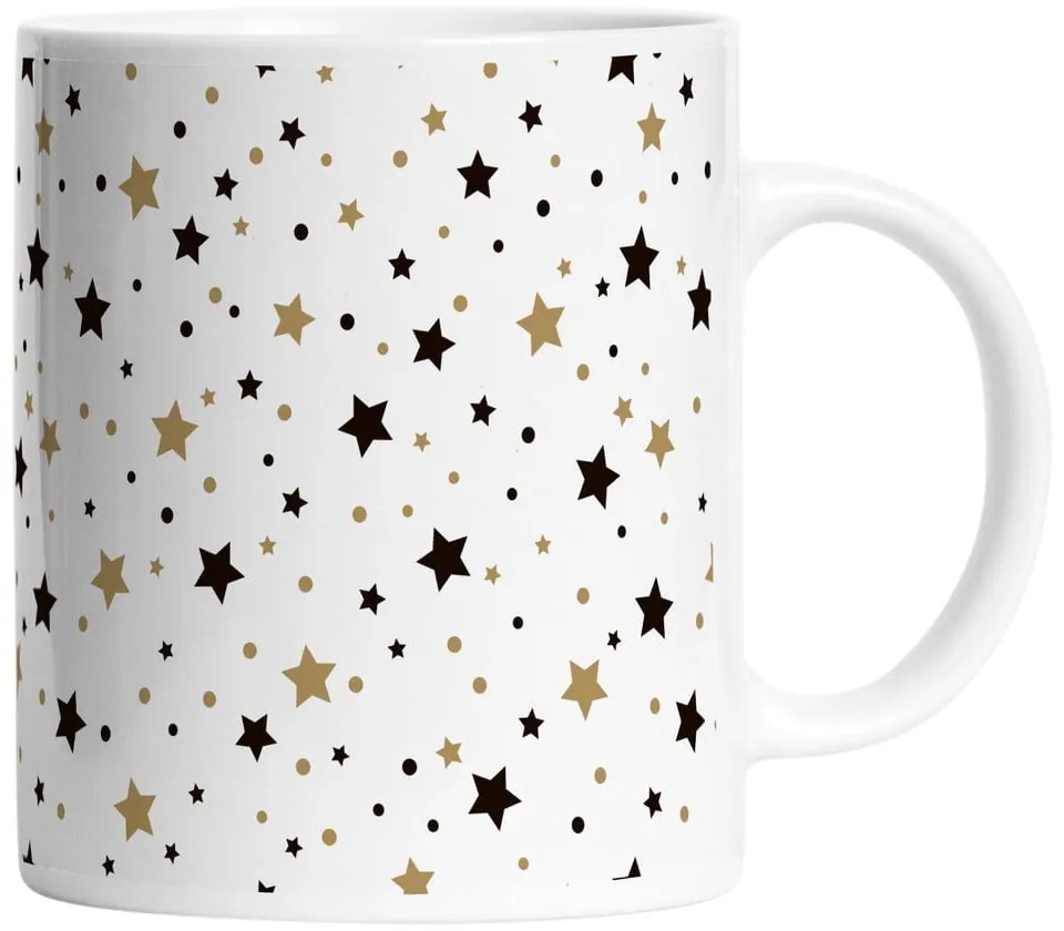 Fehér kerámia bögre karácsonyi mintával 330 ml – Butter Kings