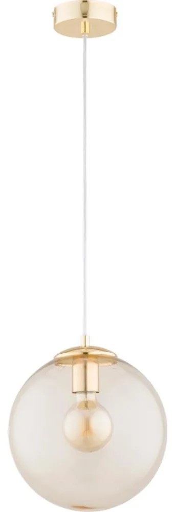 Csillár zsinóron LEILA 1xE27/15W/230V arany