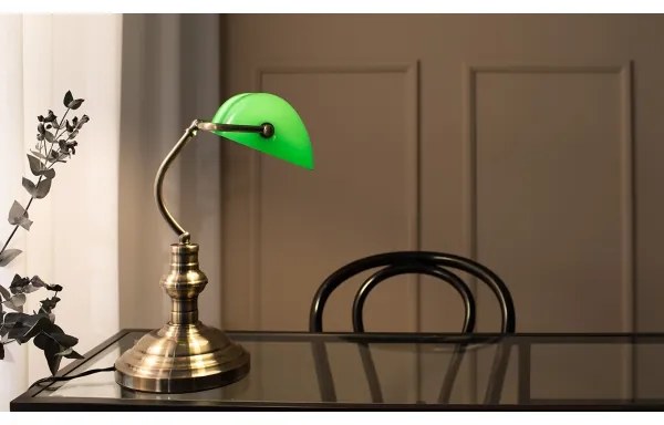 Markslöjd 105931 - Asztali lámpa BANKERS 1xE14/40W/230V