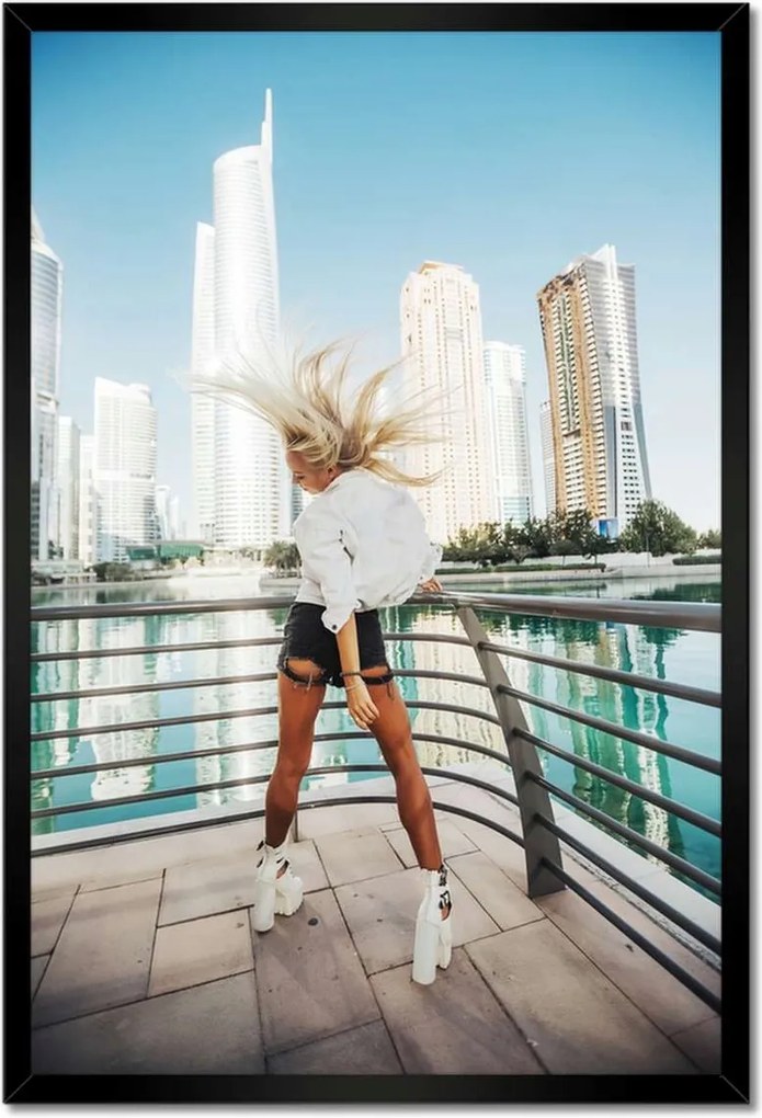 Poszterek keretben 40x60 Kifejező tánc Szőke