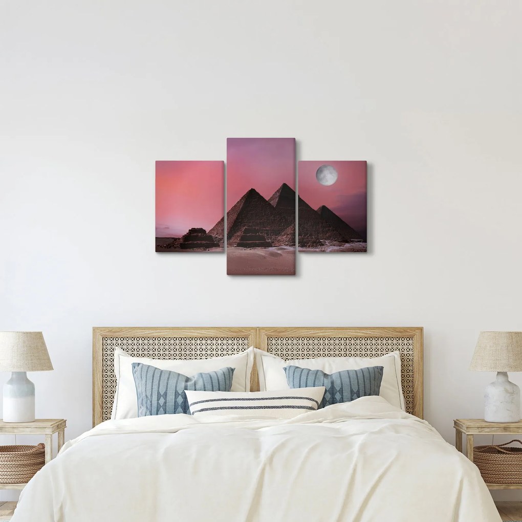 Kép - Piramisok giza, Egyiptom (90x60 cm)