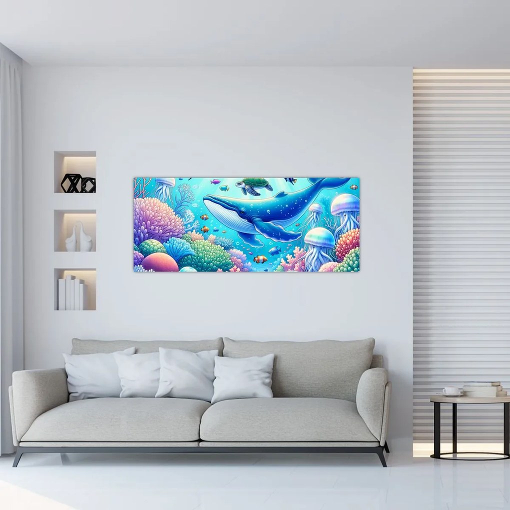 Kép – Víz alatti világ (120x50 cm)