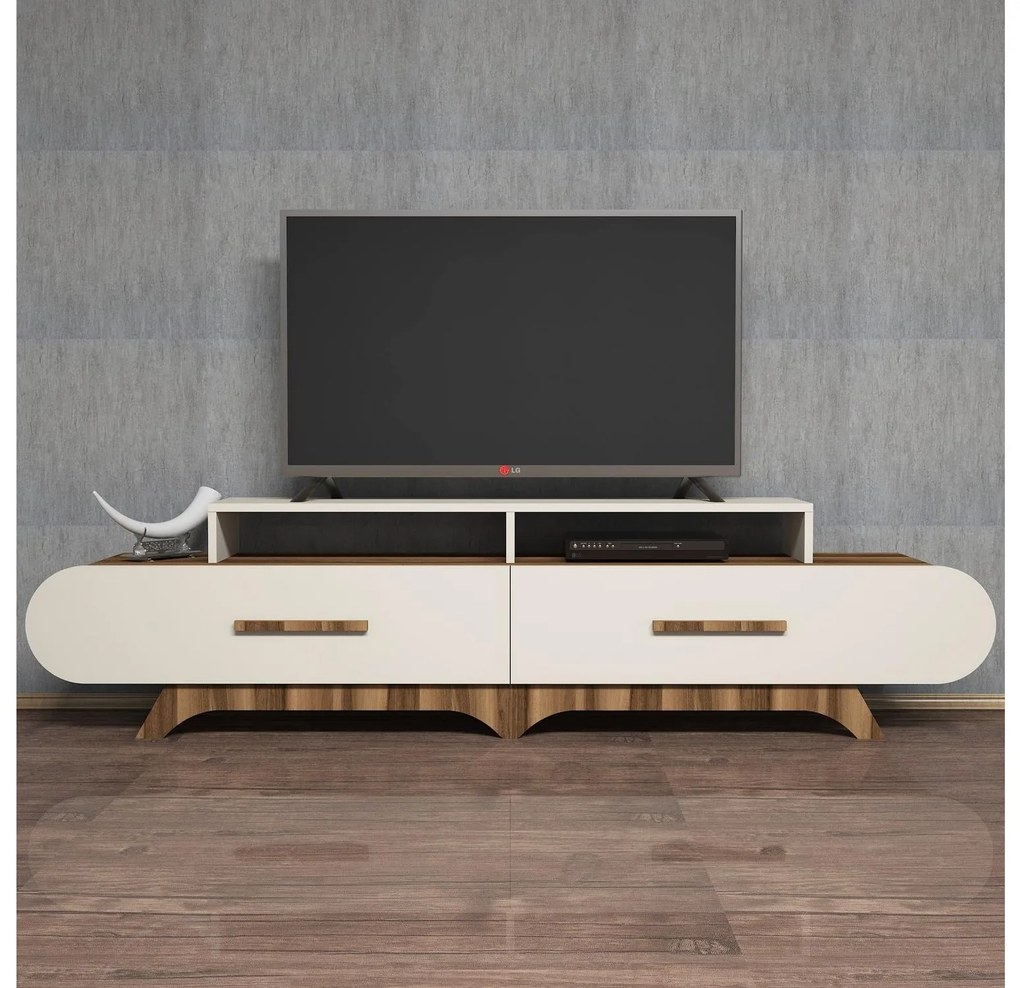 TV asztal/szekrény Florian (dió + krém). 1088858
