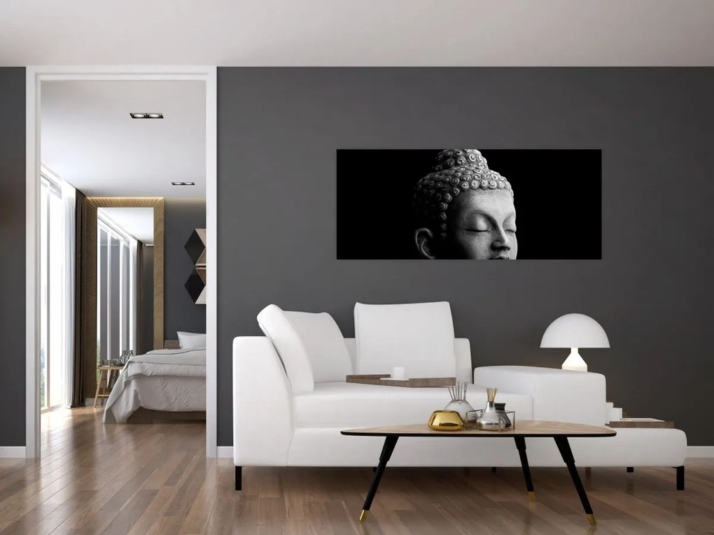 Kép - Buddha, portré (120x50 cm)