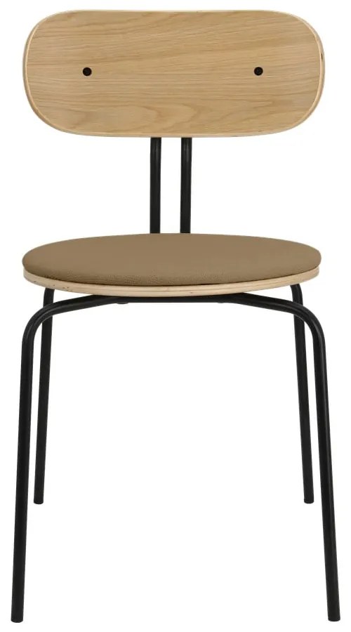 Fekete-világosbarna étkezőszék Curious – UMAGE