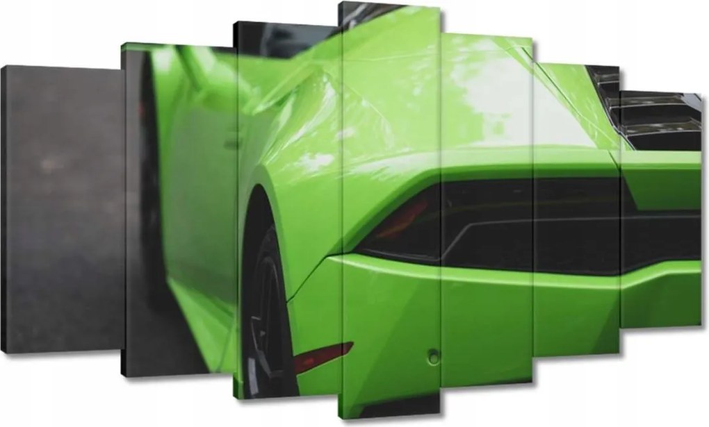 Festmények 140x80 Zöld autó
