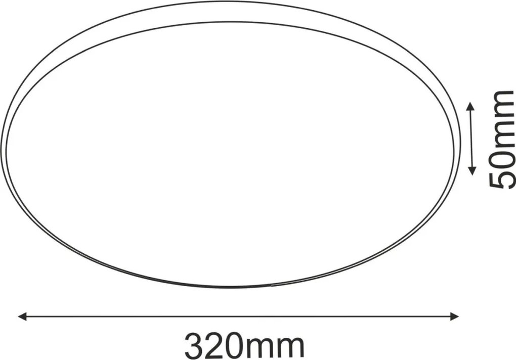 Antigo Ika 1063 Süllyesztett mennyezeti lámpa 1x24W/LED 3000K 1750lm IP54