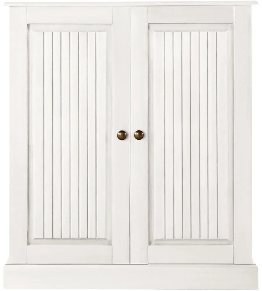 Fehér borovi fenyő szekrény 100x34 cm Mille – Støraa