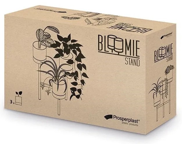 Prosperplast virágállvány Bloomie Stand szürke 42 cm