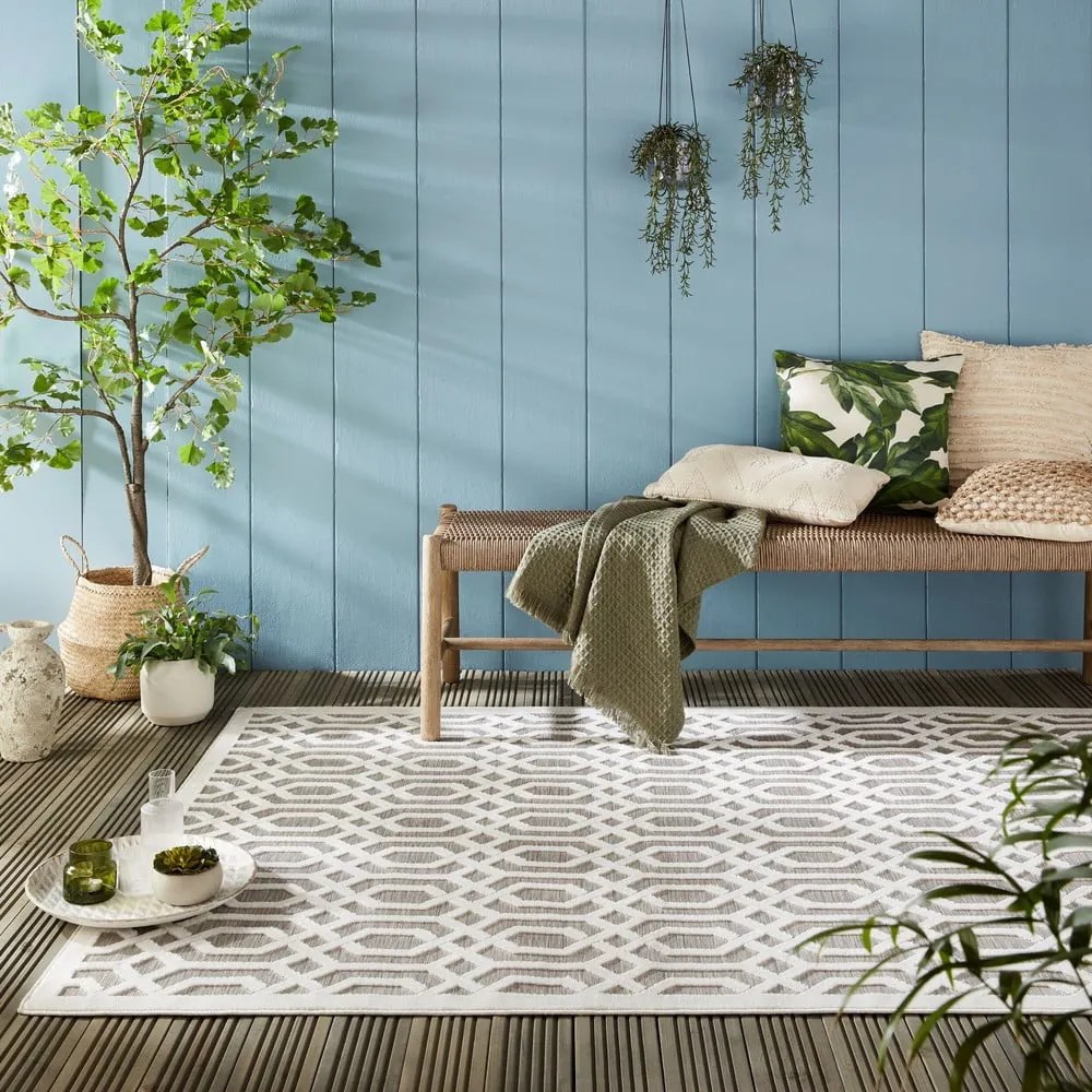 Bézs kültéri szőnyeg 150x80 cm Mondo - Flair Rugs