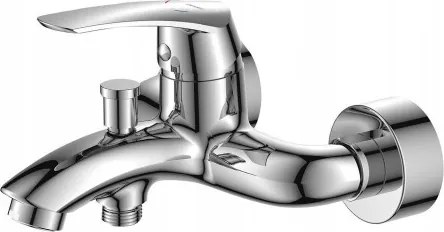 Kádtöltő Csaptelep Fali Króm Omnires Szett