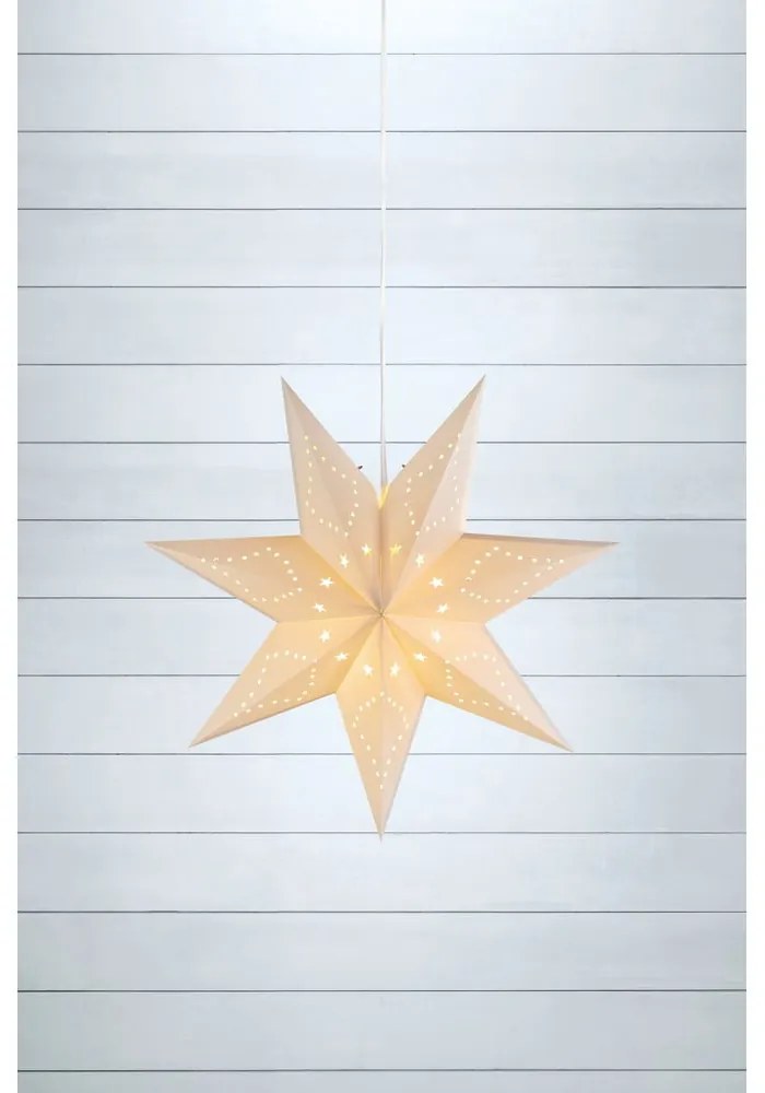 Fehér fénydekoráció Saturnus – Markslöjd