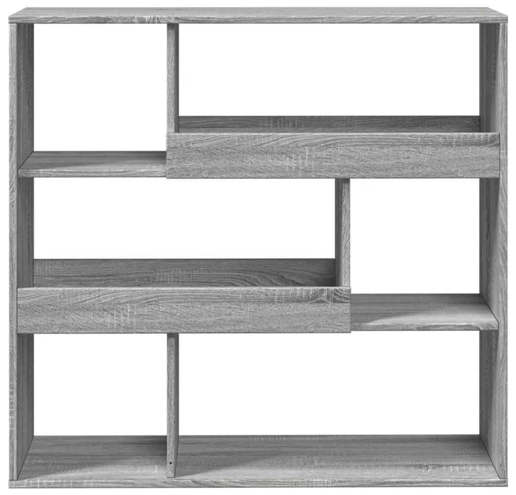 szürke sonoma színű szerelt fa térelválasztó 100 x 33 x 94,5 cm