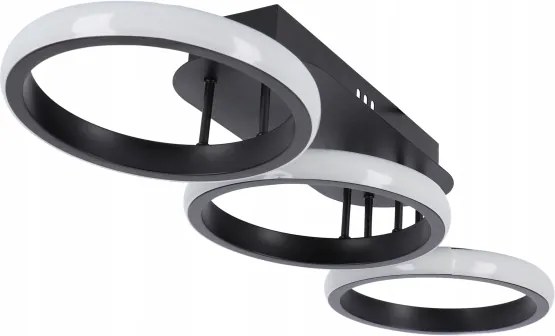 LED dimmelhető mennyezeti lámpa LED/30W/230V 3000-6500K fekete Wi-Fi Tuya + távirányító