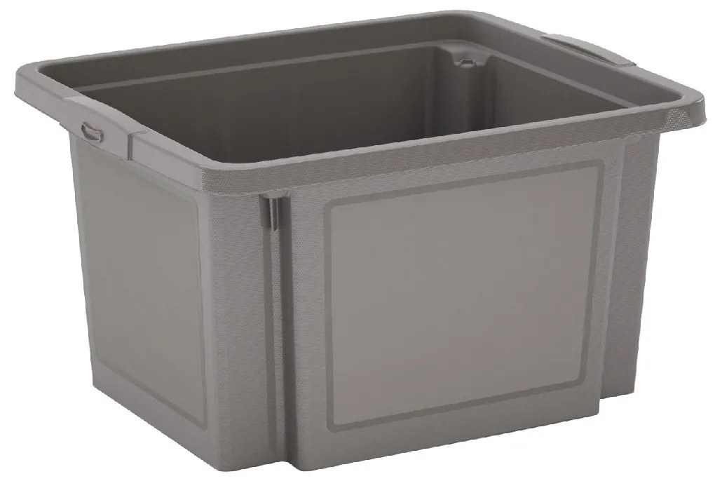 KIS H Box S egymásra rakható, szürke 23 literes