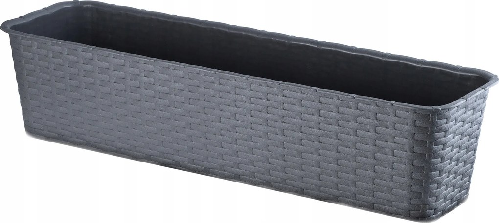 Erkélyláda 60cm Grafit Virágtartó