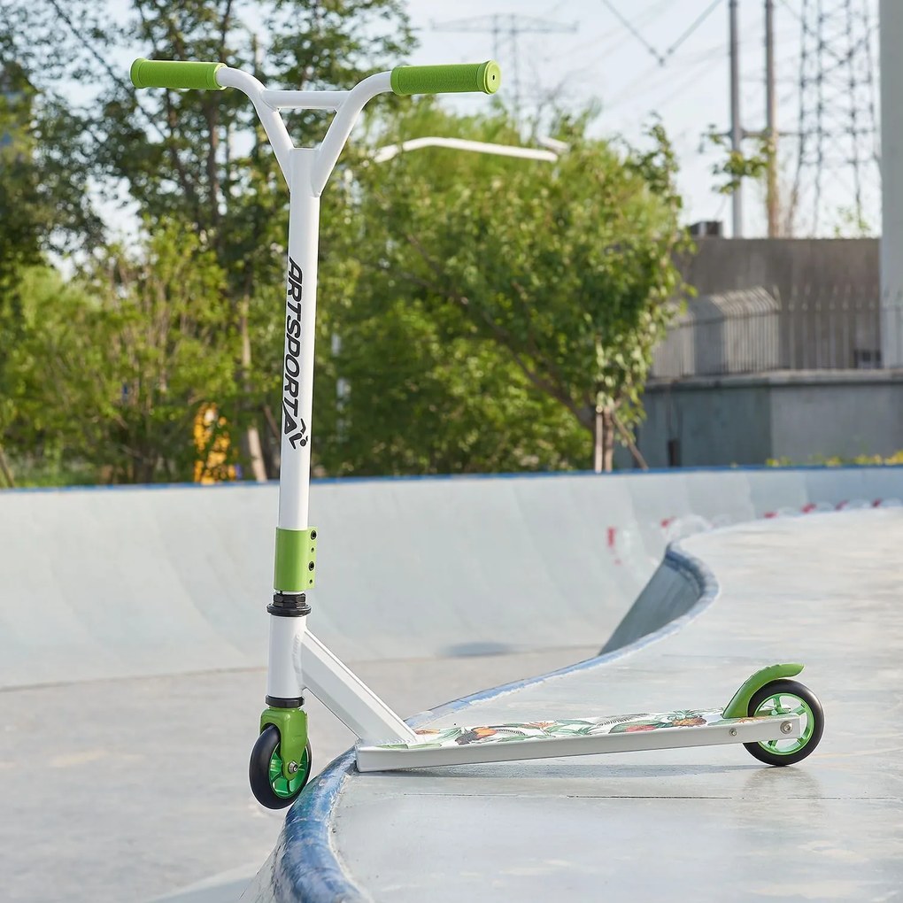 Juskys Freestyle roller Hawaiana - zöld