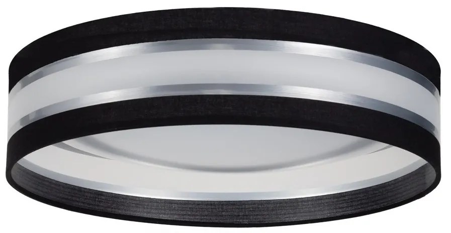 LED Dimmelhető mennyezeti lámpa SMART CORAL LED/24W/230V Wi-Fi Tuya fekete + távirányító