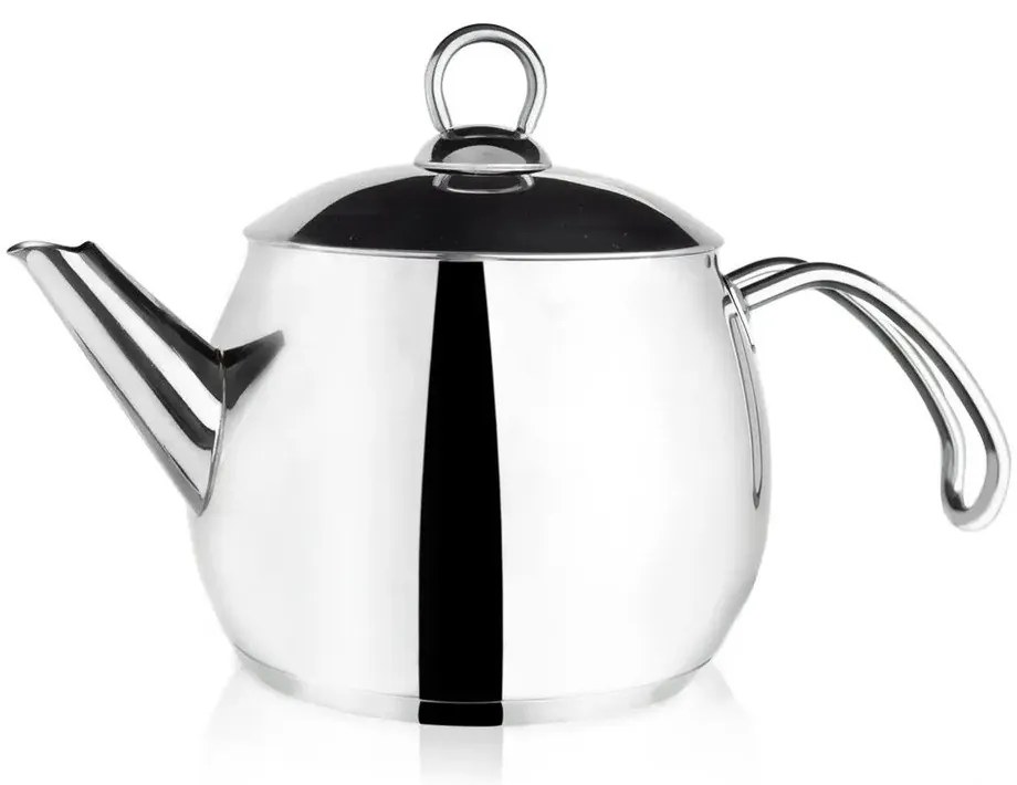 Ezüstszínű rozsdamentes acél teáskanna 1 l Anett – Orion