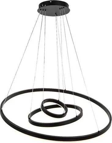 Isaure beltéri függeszték 100w 8000lm ip20 fekete