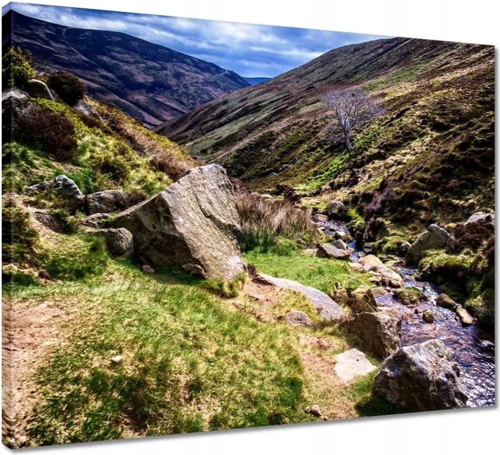 Vászonkép 50x40 Hegyi patak