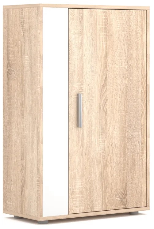 Nappali Szekrénysor Sonoma Tölgy / Fehér Színben. BERNO