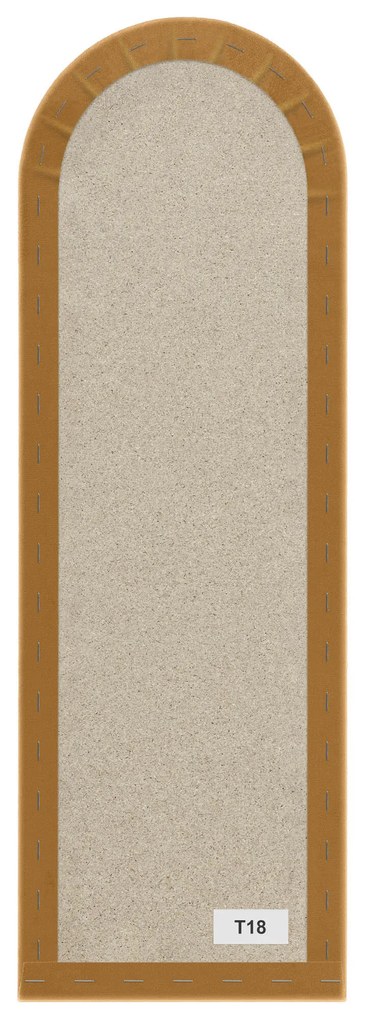 Kárpitozott panel - Íves - 20x100cm Szín: Grafit