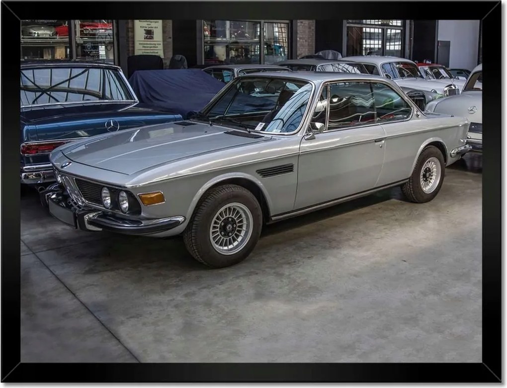 Poszterek keretben 40x30 Cápa Klasszikus limuzin