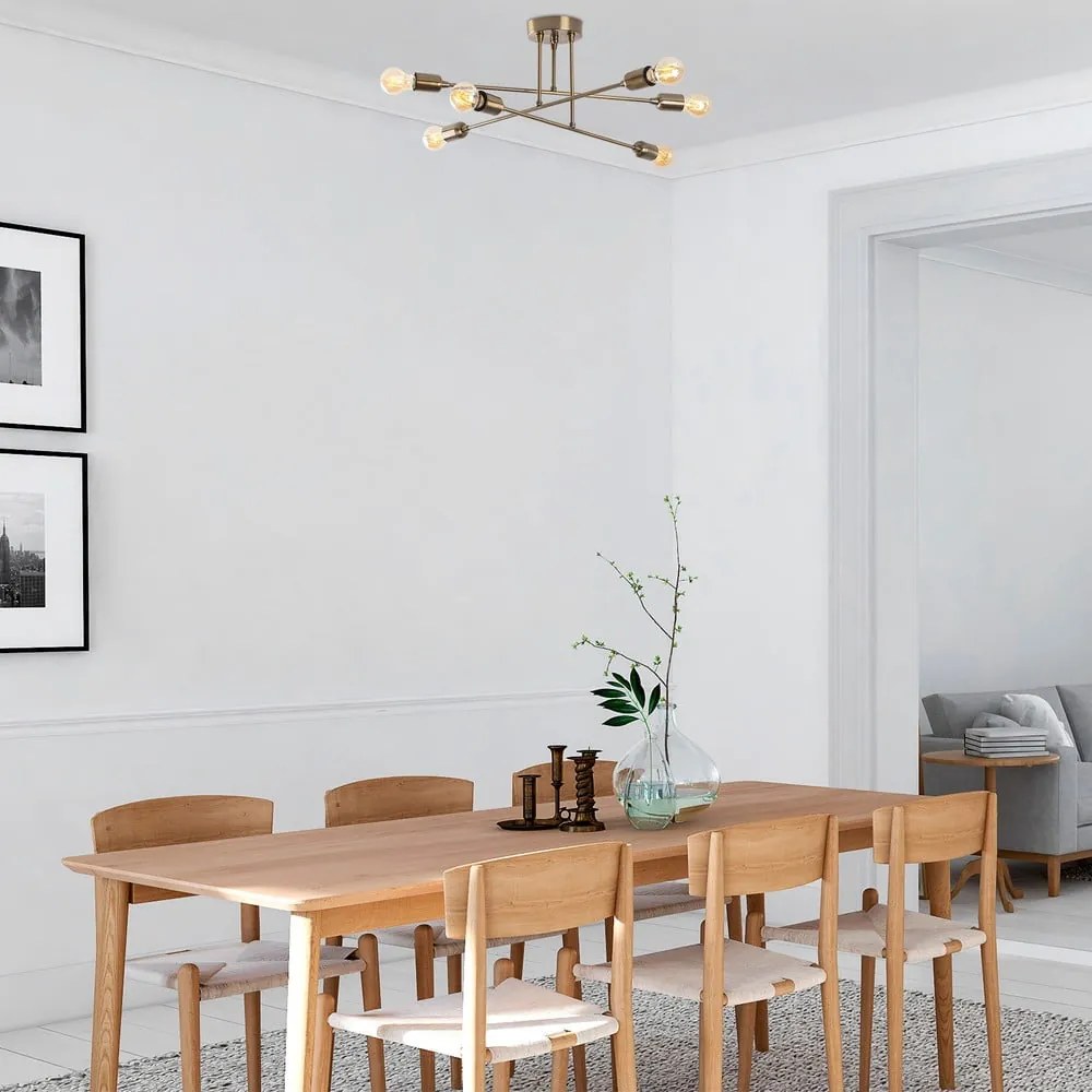 Aranyszínű mennyezeti lámpa Fleur – Opviq lights