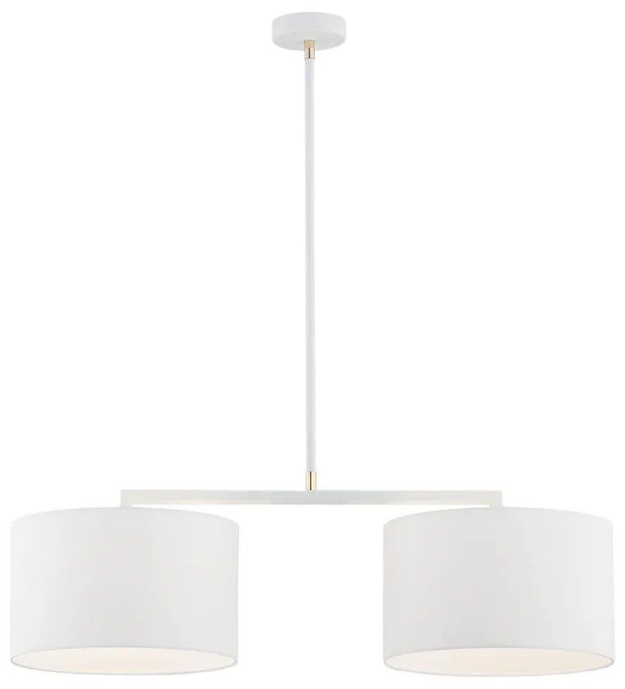 Argon 0900 - Csillár rúdon KARIN 2xE27/15W/230V fehér