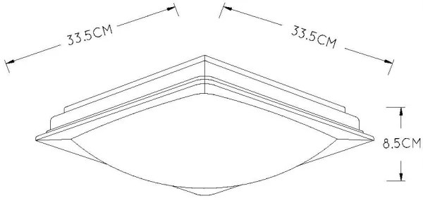 Lucide 79172/13/12 - LED Dimmelhető mennyezeti lámpa GENTLY LED/12W/230V IP21