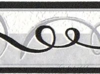 Fekete-fehér szalagos bordűr