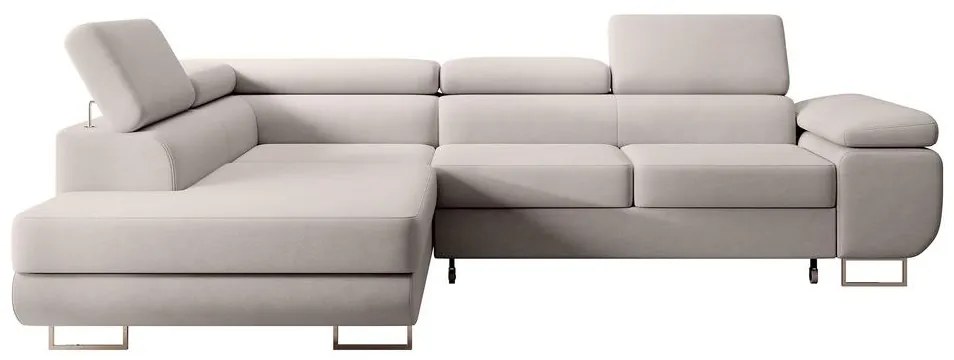 Sarokkanapé Stiletto (B) (fehér + ezüst). 1099718