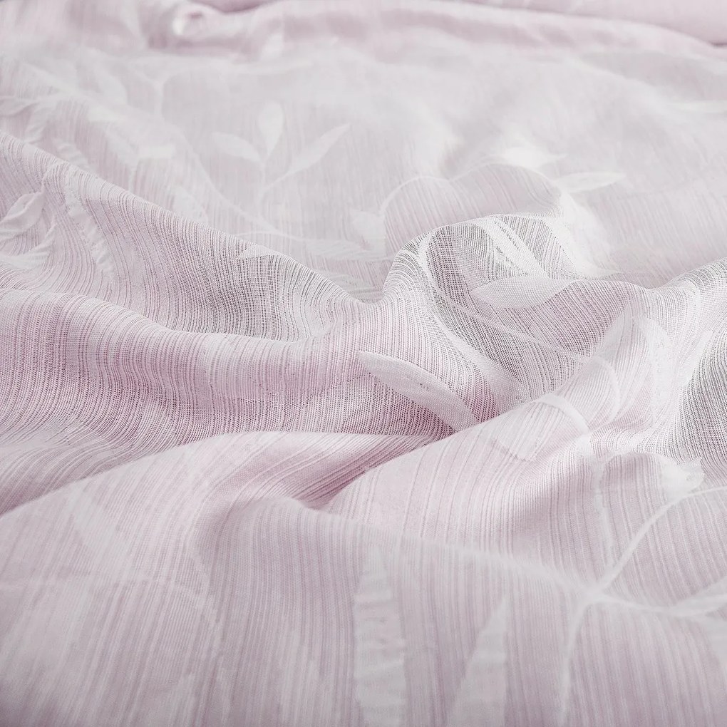 Alabama rózsaszínű jacquard ágynemű, 140 x 200 cm,70 x 90 cm